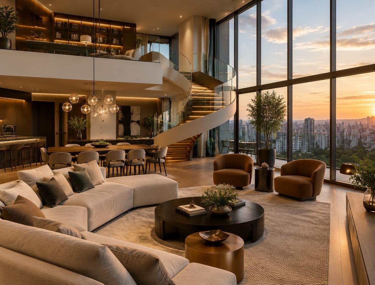 Duplex com vista definitiva